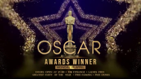 Oscar Awards Digital Display (16:9) template