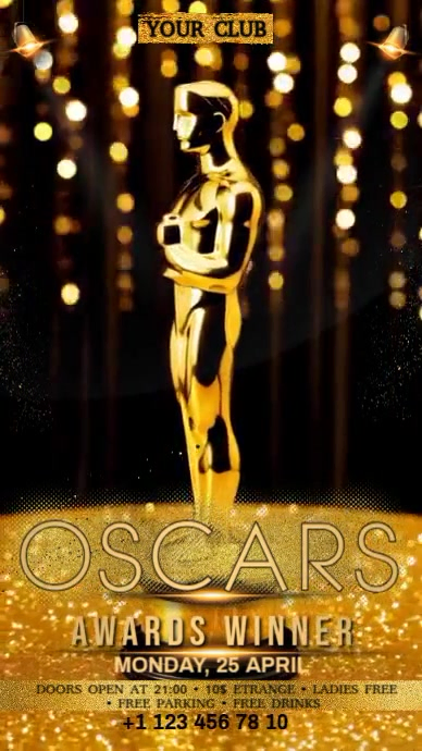 Oscar Awards Template | PosterMyWall