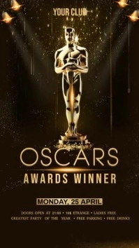 Oscar Awards Display template