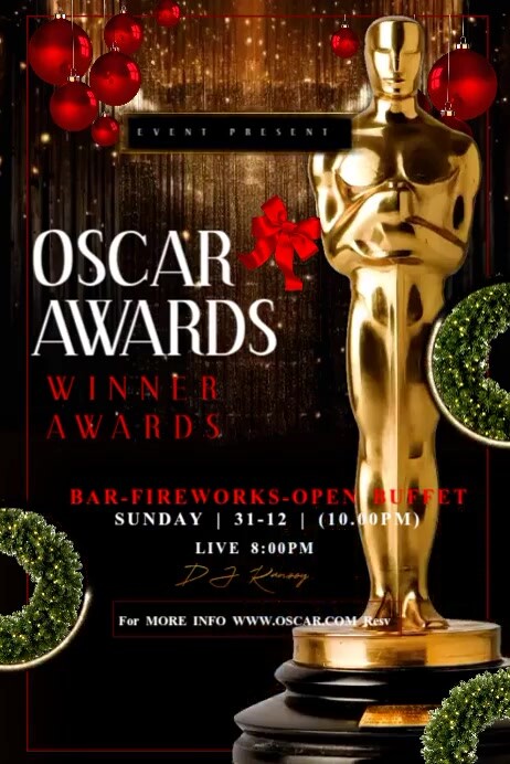 Oscar Awards poster Templates | PosterMyWall