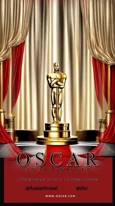 Oscar Awards Poster Templates | PosterMyWall