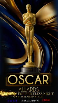Oscar awards Poster Templates История на Instagram