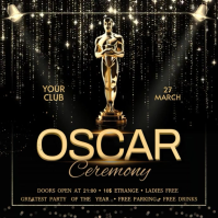 Oscar Ceremony Instagram Post template
