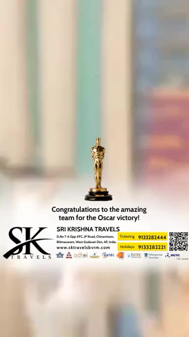 oscar Instagram Reel template