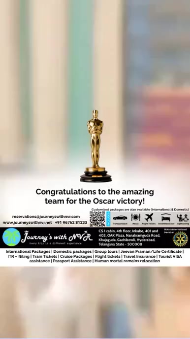 oscar Template | PosterMyWall
