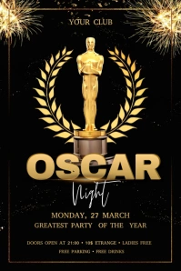 Oscar Flyer Banner 4' × 6' template