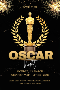 Oscar Flyer Banner 4' × 6' template