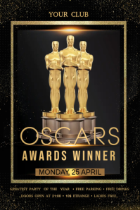 Oscar Flyer Banner 4' × 6' template
