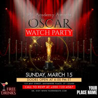 Oscar Watch Party Instagram Post Video Template
