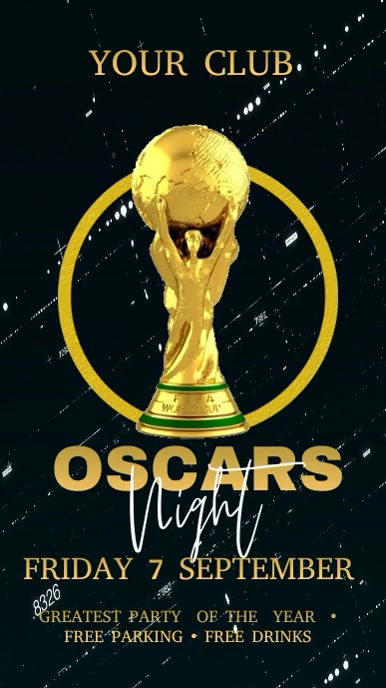 Oscars Award Template | PosterMyWall