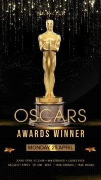 Oscars Award Instagram Story template