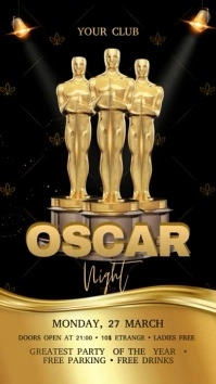Oscars Award Digitalanzeige (9:16) template