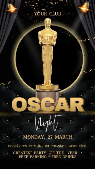 Oscars Award Template | PosterMyWall