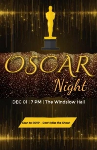 Oscars award Tabloid template