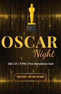 Oscars award Tabloid template