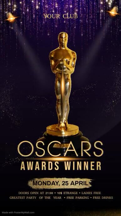 Copy of Oscars Awards Display | PosterMyWall