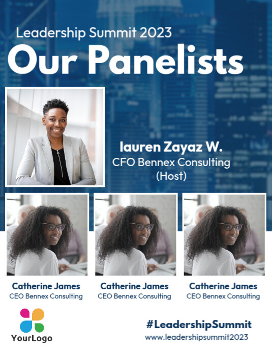 Panelist Program Examples Our panelists Template | PosterMyWall