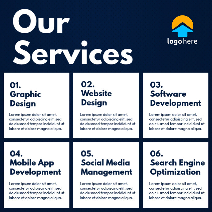 our services Template | PosterMyWall