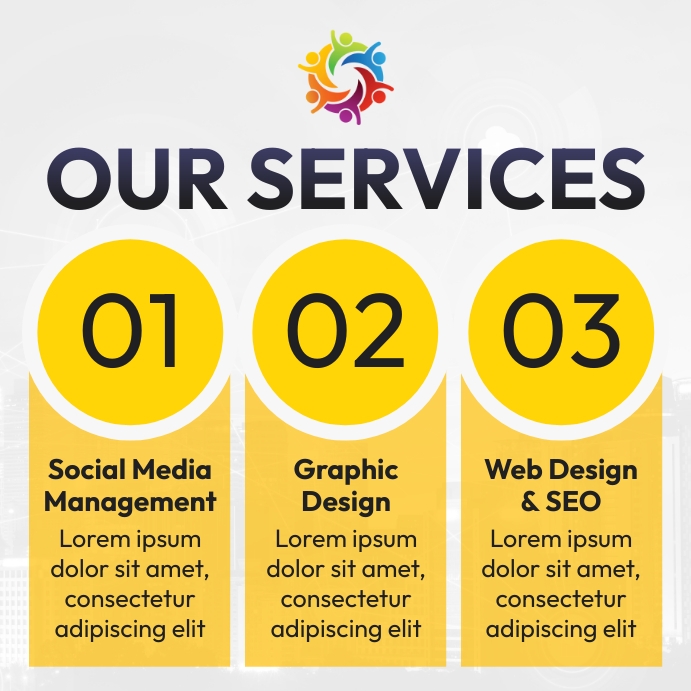 our services infographics Template | PosterMyWall