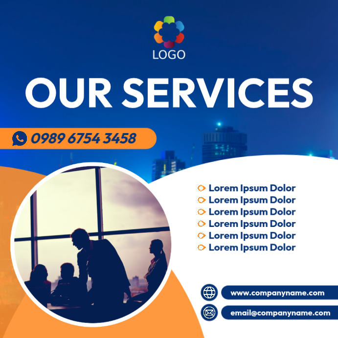 Business Services Promotion Template | PosterMyWall