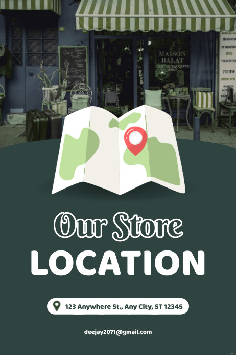 Posters Store Store Location Poster Design
