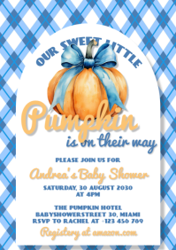 Branco Baby Shower A5 Template