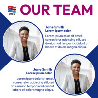 Meet our team poster Template | PosterMyWall