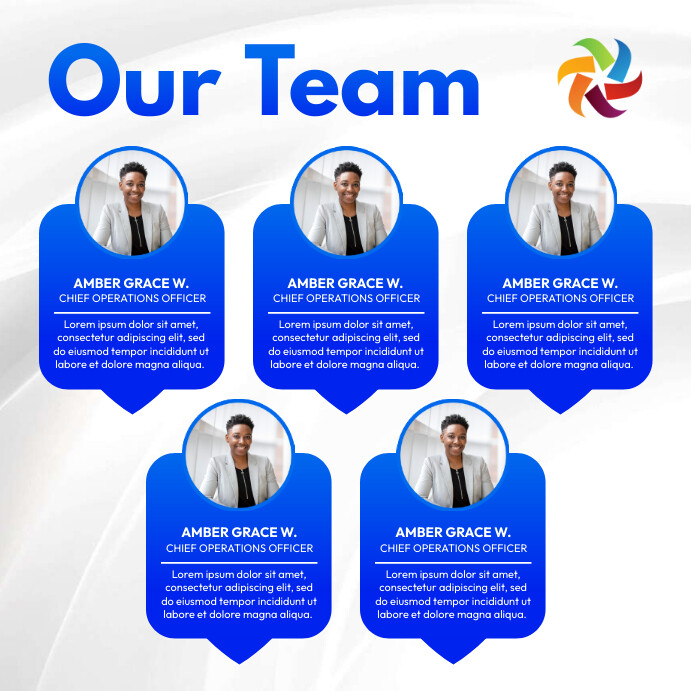 our team template | PosterMyWall
