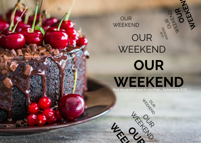 Our Weekend Poskaart template