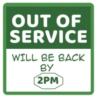 Out of service animation design template Instagram-Beitrag