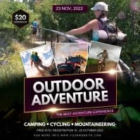 outdoor adventure Instagram Post template