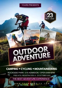 outdoor adventure A4 template