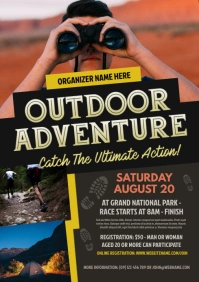 Outdoor Adventure Flyer A4 template