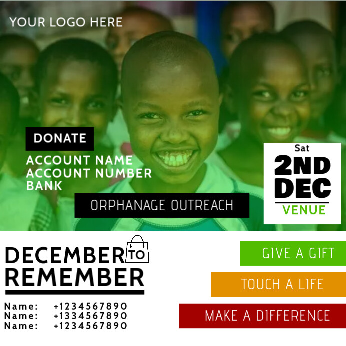 Outreach Program Signs Outreach Template | PosterMyWall