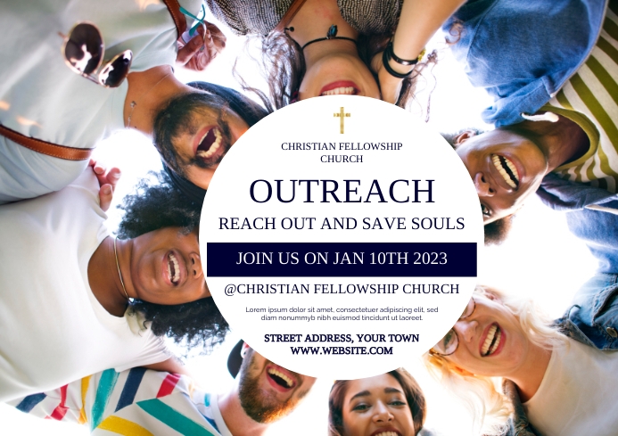 OUTREACH Template | PosterMyWall