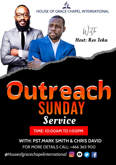 outreach event poster Template | PosterMyWall