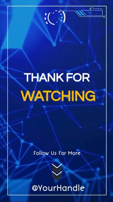 Outro template | PosterMyWall