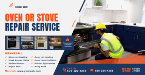 Oven or Stove Repair Facebook Ad Template Facebook-Anzeige