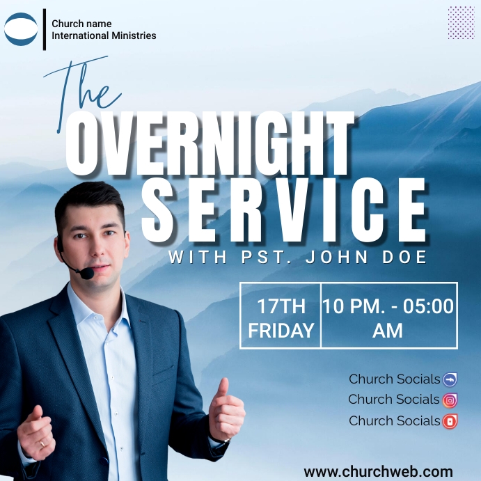 Copy of overnight service flyer | PosterMyWall