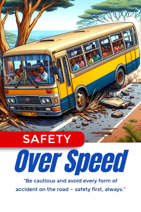 Overspeed Poster template