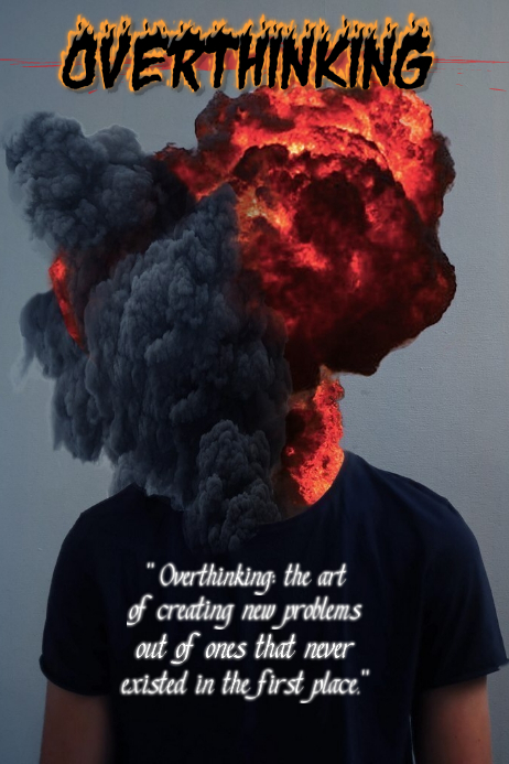 Overthinking Design 042 Template | PosterMyWall