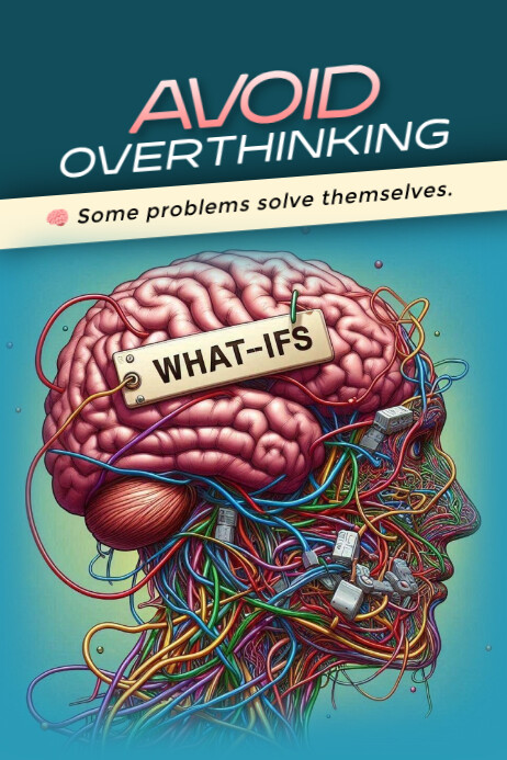 Overthinking Design Overthinking Template | PosterMyWall