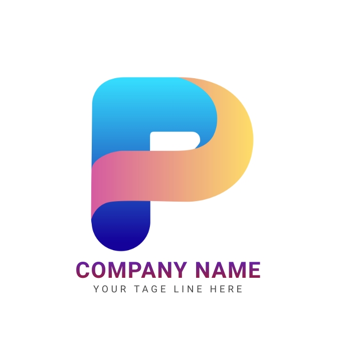 P letter logo Template | PosterMyWall