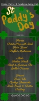 Paddy's Night Halve pagina Letter template