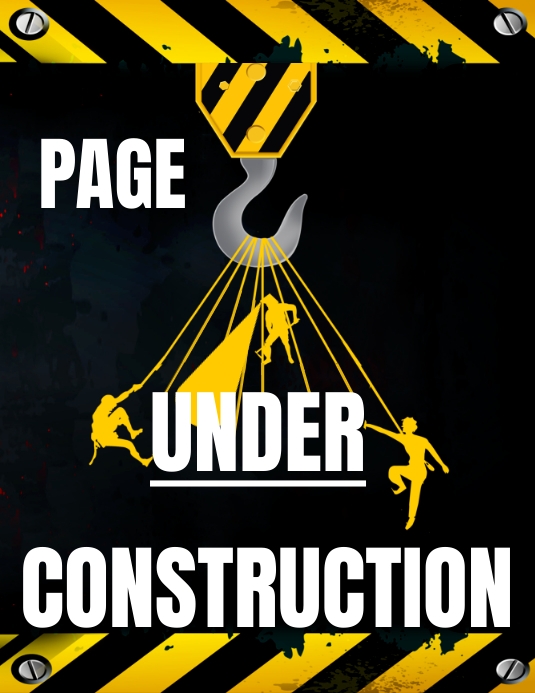 PAGE UNDER CONSTRUCTION Template | PosterMyWall