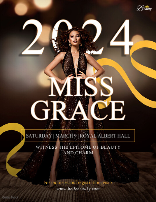 Pageant Judge Flyer Pageant Ad Flyer Template | PosterMyWall