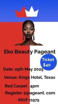 Pageant Digital Display (9:16) template