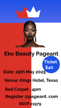 Pageant Digital Display (9:16) template
