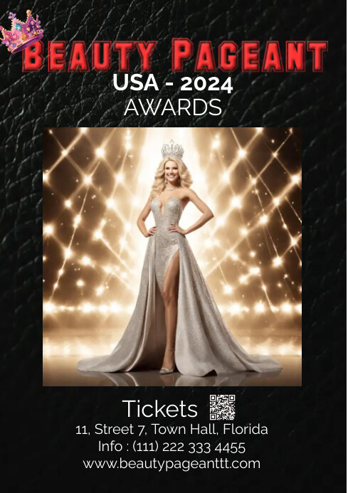 Pageant A4 template