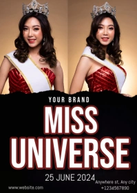 pageant A6 template